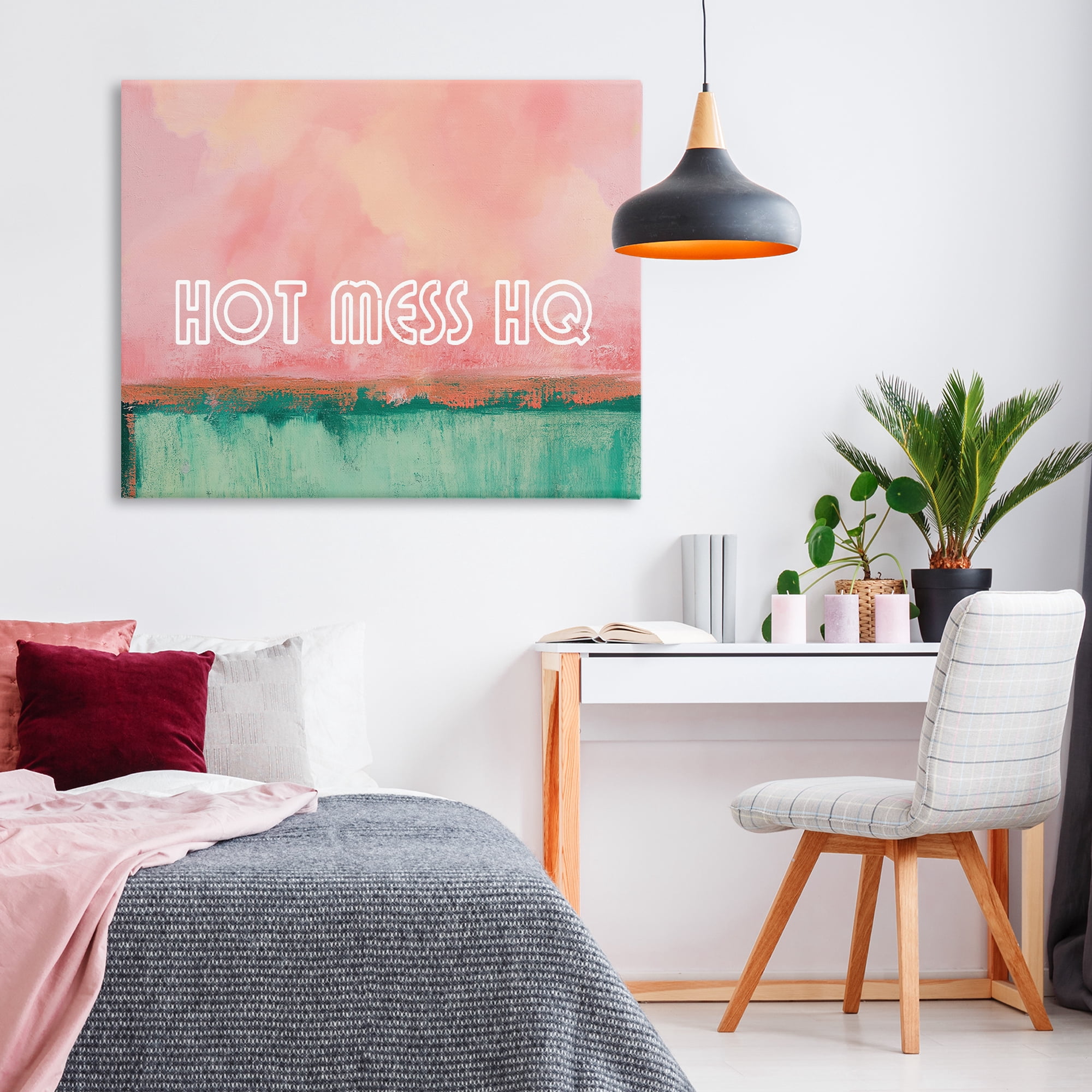 Stupell Industries Hot Mess Headquarters Canvas Wall Art, design by Gina Kelly