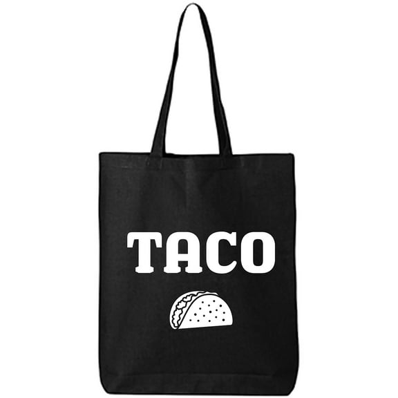 Taco Cotton Canvas Tote Bag