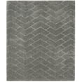 thumbnail image 2 of Nourison Luxurious Shag 7'10" x 9'10" Grey Modern & Contemporary Indoor Rug, 2 of 9