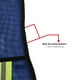 thumbnail image 5 of Chaleco de Seguridad Vial Mexsafe Malla Color Azul Rey, 5 of 5