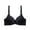 Black, variant on Seamless Underwire Bra for Women, Anti-Sag Thin Daily Bra with Rims, Supportive and Comfortable, D-Cup