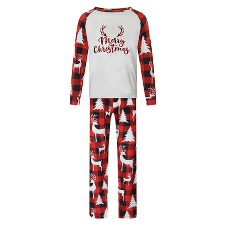 

Matching Family Christmas Pajamas Set Boys Girls Holiday Xmas Pjs for Family Toddlers Kids Children Sleepwear Cotton Womens Mens Pyjamas Jammies