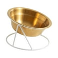 thumbnail image 5 of balikha Tilted Raised Cat Bowl Dog Water Dish Stable for Cat Pet Supplies Anti Vomiting with Stand Anti Slip Pet Bowl Snack Container with white base, 5 of 9