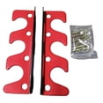 thumbnail image 3 of S SERENABLE 1 Pair Wall Mounted Barbell Rack Durability Accessories Heavy Duty Practical Easy Installation Hanging Barbell Storage Holder Red, 3 of 9