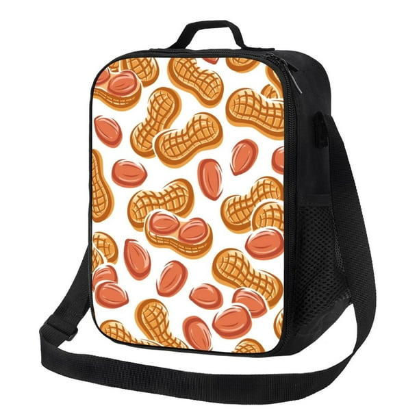 Balery Peanuts4 Caja de Almuerzo y Bolsa de Almuerzo para Hombres y Mujeres, Bolsa de Almuerzo Reutilizable con Gran Capacidad, Bolsa de Almuerzo Aislada
