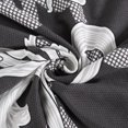 thumbnail image 4 of PiccoCasa 1 Seater Sofa Slipcover Spandex Floral Print Couch Cover, Small Gray Black, 4 of 7