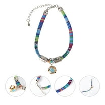 Clispeed 1pc Cat Collar With Bell Safe Design for Kittens Ethnic Style Pet Accessory Unique Fashion Necklace
