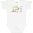 thumbnail image 3 of Inktastic Live, Laugh, Love Boys Baby Bodysuit, 3 of 5