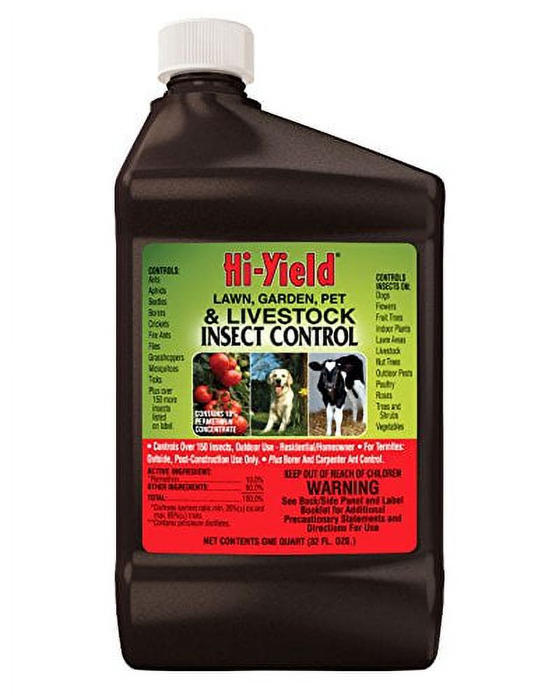 Voluntary Purchasing Groups Hi-Yield Concentrate Lawn, Garden, Pet & Livestock Insect Control 32 oz — Residential Use, Standard Application