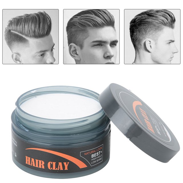 100g Vintage Matte Hair Clay, Long Lasting Hair Styling Modeling Gel Mud For Men