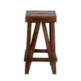 thumbnail image 6 of Alaterre Brookside 26"H Industrial Wood Counter-Height Stool, Brown, 6 of 8