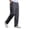 Dark Gray, variant on WIZUTIZ Mens Elastic Waist Straight Leg Pants Baggy Pull On Work Casual Pants Fashion Stretch Lightweight Solid Trousers
