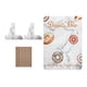 thumbnail image 4 of Expositor de pared reutilizable para donas, soporte rústico para donas, ideal para cumpleaños Blanco, 4 of 9