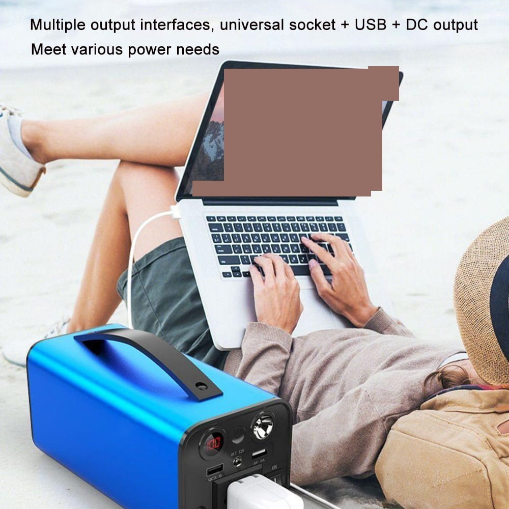180W Mobile Power Station Solar Generator 110V Portable Power Bank Power Plant Fast Charging