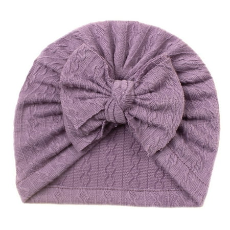 

LBECLEY Girl Cap Toddler Baby Boys Girls Cap Bowknot Elastics Turban Hat and Coral Baby Hat Essentials Baby Gifts Registry for Baby One Size