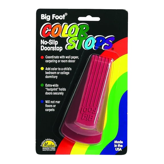 Big Foot® ColorStops™ Doorstop, Red