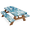 Multicolor 2, variant on ADECORIVY Turquoise Leopard Black Picnic Table Cover with Bench Covers, Waterproof Camping Table Cover with Elastic Edges, Fitted Tablecloth Outdoor Essentials 72 Inch