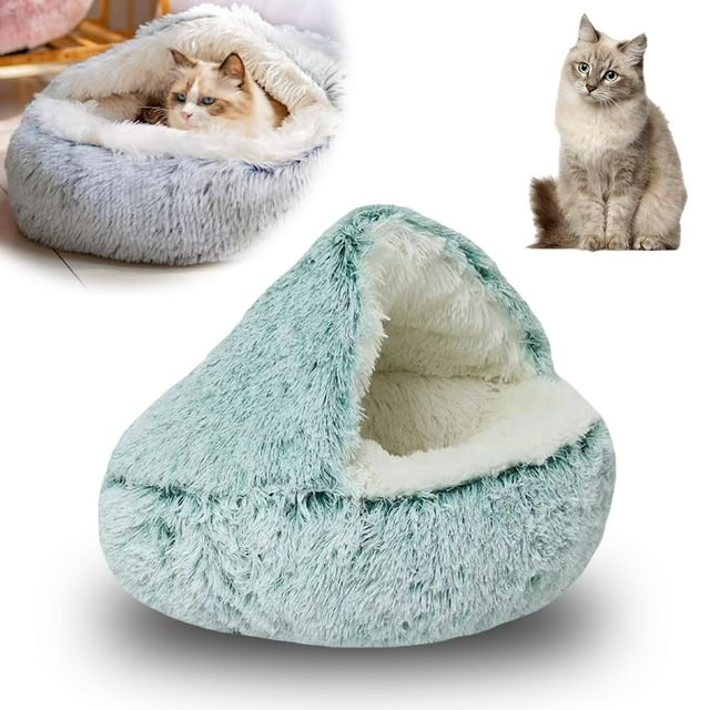 Cama Nido para Gatos Fiopet Portátil Mediana con Cubierta Esponjosa