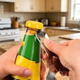thumbnail image 3 of Jar Opener for Canning Lids,No Lid Dents Or Damage,Metal Bottle Openers,Multifunctional Jar Opener,Manual Can Openers,Easy Manual Handheld Top Remover Bottle Openers,Kitchen Gadgets,(Silver), 3 of 7