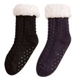 thumbnail image 1 of CHUANK Men‘s Slipper Socks with Grips Non Slip Soft Cozy Fuzzy Fleece Lined Socks for Cold Winter, 1 of 7