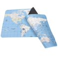 thumbnail image 3 of Desk Mat Mouse Pad Nonslip Ergonomic Design Office Use Rectangular Sky-Blue 69.00X30.00X0.50CM 1Pcs, 3 of 5
