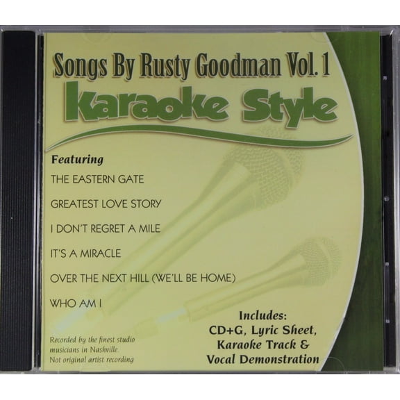 Songs by Rusty Goodman Volume 1 Daywind Christian Karaoke Style NEW CD G 6 Songs