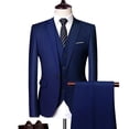 thumbnail image 3 of Blazers-Conjunto de 2 piezas para hombre, traje informal de negocios, chaqueta, abrigo, pantalones, M-6XL, novedad de 2023, 3 of 5