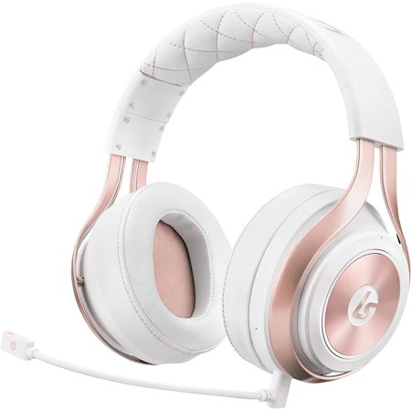 Used LucidSound LS35X Wireless Surround Sound Gaming Headset - Rose Gold LS35XRG