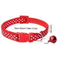 thumbnail image 2 of Polka Dot Dog Collar Adjustable Creative Bell Dog Collar Bell Kitten Collar, 2 of 10
