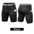 thumbnail image 6 of YUSHOW Men's Compression Shorts Running Gym Yoga Athletic Workout Underwear with Pocket 3 Pack Size L, 6 of 7