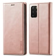 thumbnail image 2 of LC.IMEEKE Leather For Samsung Galaxy S20 5G Case, Flip Wallet Leather Case with Card Holder Magnetic Closure Shockproof Kickstand Protective Phone Cases Cover For Samsung Galaxy S20 5G,Rose Gold, 2 of 10
