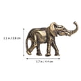 thumbnail image 2 of FOMIYES 2Ud Elefante De Cobre En Color Dorado Para De Auto Y Espacios Interiores, 2 of 8