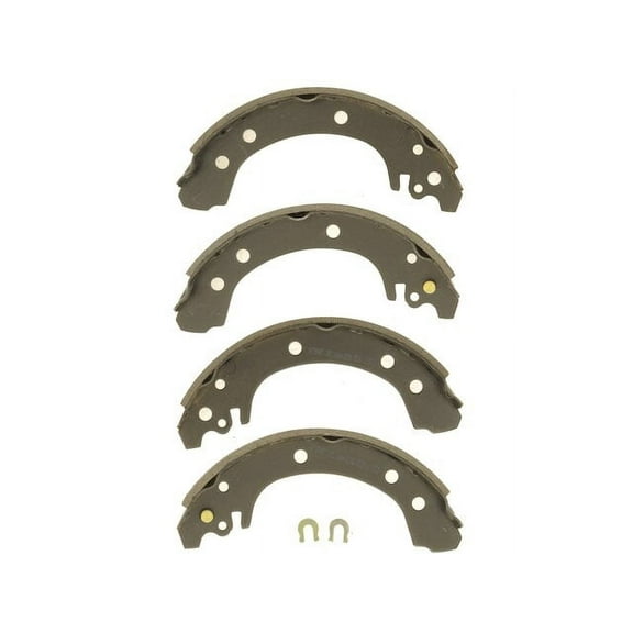 Rear Brake Shoe Set - Compatible with 2003 - 2008 Toyota Corolla 1.8L 4-Cylinder 2004 2005 2006 2007