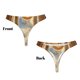 thumbnail image 2 of Fotbe Golden Drapes Pillars Clouds Tanga Sin Costuras para Mujer con Estampado – Panties Invisibles, Transpirables y Cómodos para Uso Diario-3X-Large, 2 of 5