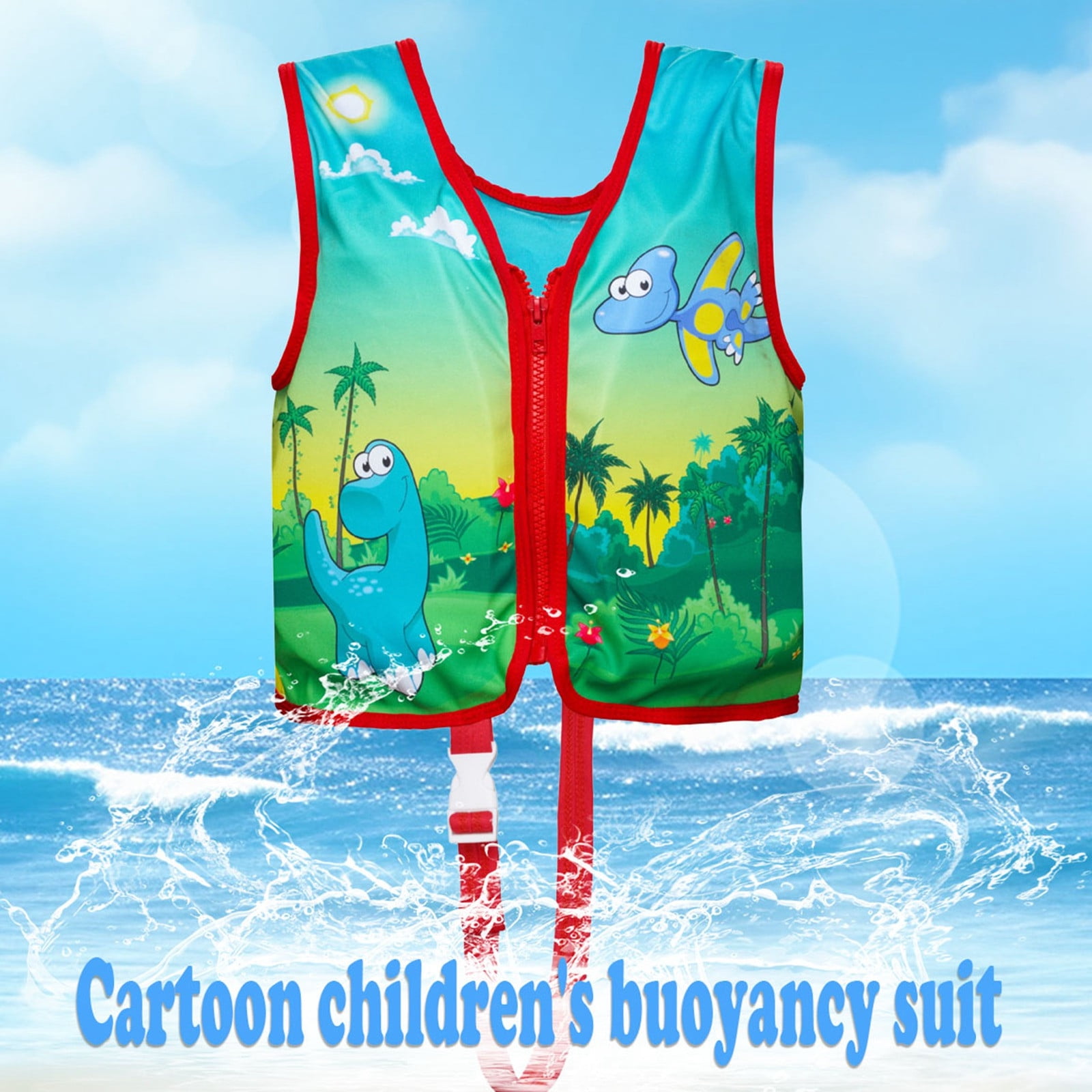 Buoyancy Sewn Slazenger Float Vest Childs Swimsuit Asy Swimming