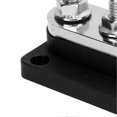 thumbnail image 3 of Power Distribution Block M8 Screw 4 Terminal Bus Bar DC 12V?48V 300A for Automobile Boat Black, 3 of 5