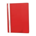 thumbnail image 1 of Red File Folder A4 Polypropylene with Transparent Front Cover, Assorted Color Plastic Report Covers with Prongs, Clear Front Report Cover for Presentation, Document, Back to School, 1 of 8