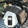 thumbnail image 3 of Uorisanigo ATV Tank Bag Motorcycle Saddlebags Gray Dead Branch Print Dual Pocket Tool Storage Organizer for Snowmobiles and Off Road Use Polyester Fabric Bag with Water Pocket, 3 of 7