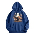 thumbnail image 1 of WEAIXIMIUNG Sweat-Shirt pour Femmes Graphique Tendance Décontracté Col Rond avec Poche Imprimé Hoodie, 1 of 3