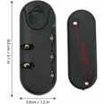 thumbnail image 4 of Luggage Compartment Lock Three-Digit Luggage Code Security Lock Combination Lock for Travel Luggage(Black)2pcs, 4 of 5
