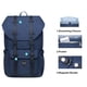 thumbnail image 3 of Mochila de viaje KAUKKO para computadora portátil 15.6 pulgadas EP5-18-blue, 3 of 5