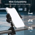 thumbnail image 3 of Soporte de montaje para teléfono de bicicleta rotación de 360 ​​grados protección acolchada suave soporte para teléfono de bicicleta para exteriores ANGGREK Otros, 3 of 8
