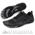 thumbnail image 2 of Zapatos acuáticos Aqua Shoes Zapatillas de buceo transpirables para caminar en el lago (46) Negro, 2 of 9