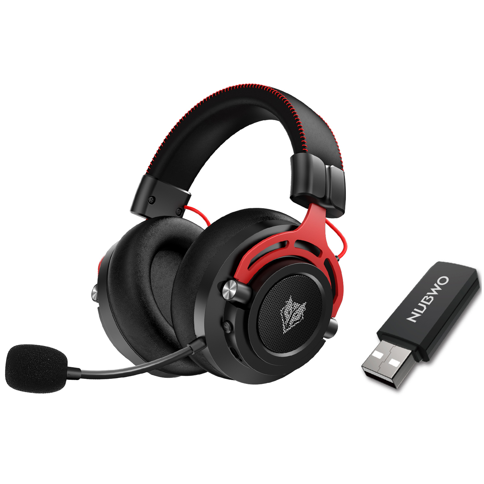 NUBWO G03 Wireless Gaming Headset for PS5 PC Laptop Noise Cancelling Over Ear Headphones with Mic 17H Long Lasting Battery 2.4G Wireless Wired Headset Bass Surround Soft Earmuffs for Games - Walmart.com NUBWO G03 Wireless Gaming Headset for PS5 PC Laptop Noise Cancelling Over Ear Headphones with Mic 17H Long Lasting Battery 2.4G Wireless Wired Headset Bass Surround Soft Earmuffs for Games - Walmart.com