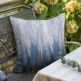 thumbnail image 2 of Throw Pillow Covers 16x16 Inch, Abstract Blue Decorative Pillow Cases for Couch Sofa Bed, Modern Gradient Minimalist Mottled Art Cotton Linen Square Home Decor Pillowcases with Hidden Zipper, 2 of 6