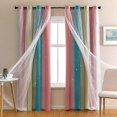 thumbnail image 1 of IC Dream Star Blackout Curtains for Children's Room Girl's Room Princess Curtain for Daughter's Bedroom Window, 1 of 3