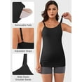 thumbnail image 3 of ANFERRY Maternity Tank Tops with Built in Bra Women Seamless Ribbed Camisole Scoop Neck Adjustable Straps Pregnancy Workout Top, 3 of 10