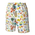 thumbnail image 5 of Kdxio Summer Animal Pattern Mens Casual Shorts - Drawstring Summer Beach Sports Shorts for Men, 5 of 9