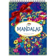 Mandala Adult Coloring Books by Colorya - A4 Size - Coloring Books for Men and Women - Premium Quality Paper, No Medium Bleeding, One-Sided Printing