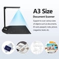 thumbnail image 4 of H6 Document Camera Book Scanner A3 A4 Size with LED Fill Light HD 16 Mega-pixels High Speed Scanning Support Multi-Language OCR, 4 of 4